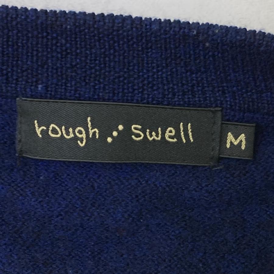 rough&swell ラフアンドスウェル　ニット　セーター　メンズ　ロゴ ROUGH&SWELL ラフアンドスウェル ニットセーター ネイビー系 M ゴルフ