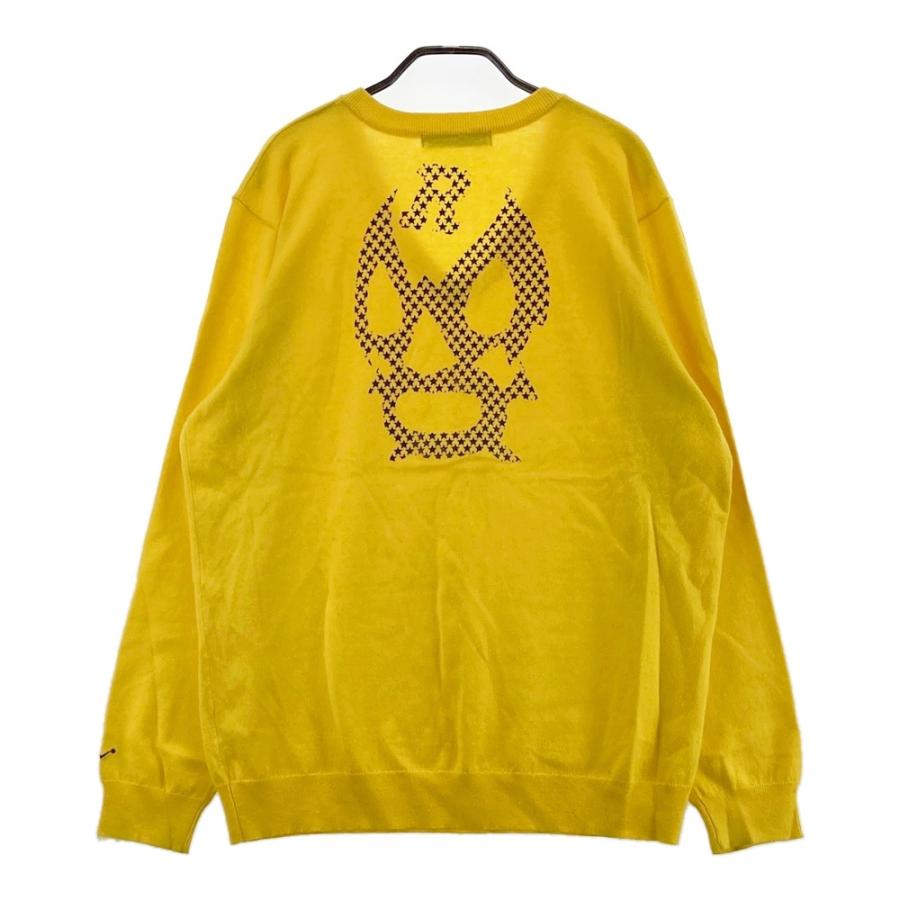 Russeluno ラッセルノ セーター　ゴルフウェア 6 XL　春夏 RUSSELUNO ラッセルノ ニットセーター バックルチャ イエロー系 6