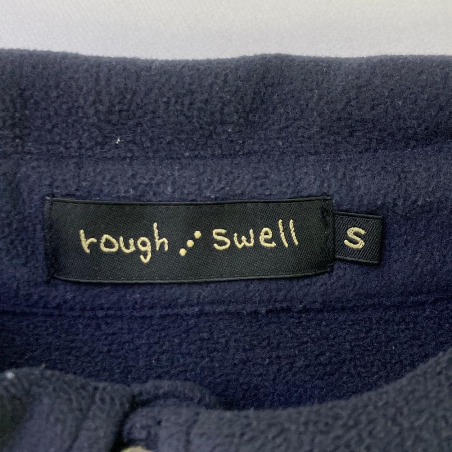 ROUGH&SWELL ラフアンドスウェル フリース 長袖ポロシャツ ブラック系