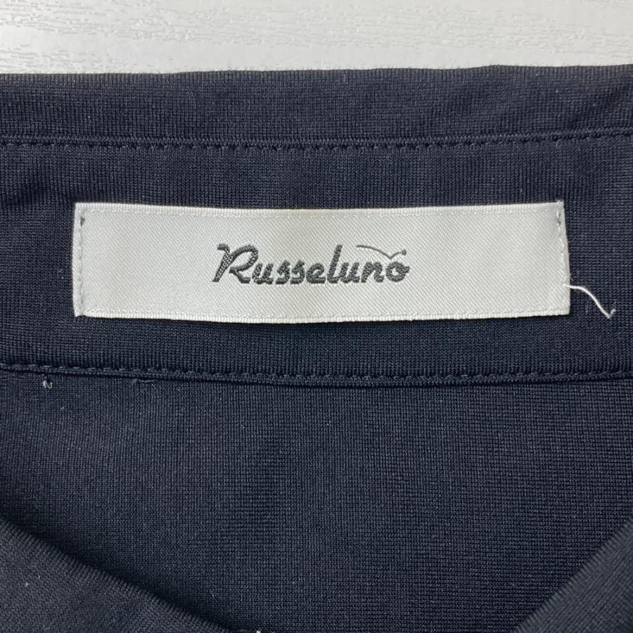 Russeluno（ラッセルノ） 半袖ポロシャツ ルチャ ブラック系 4 ゴルフ