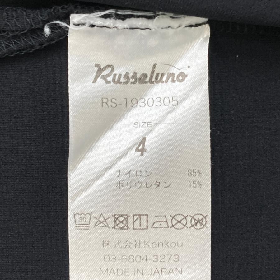 Russeluno（ラッセルノ） 半袖ポロシャツ ルチャ ブラック系 4 ゴルフ
