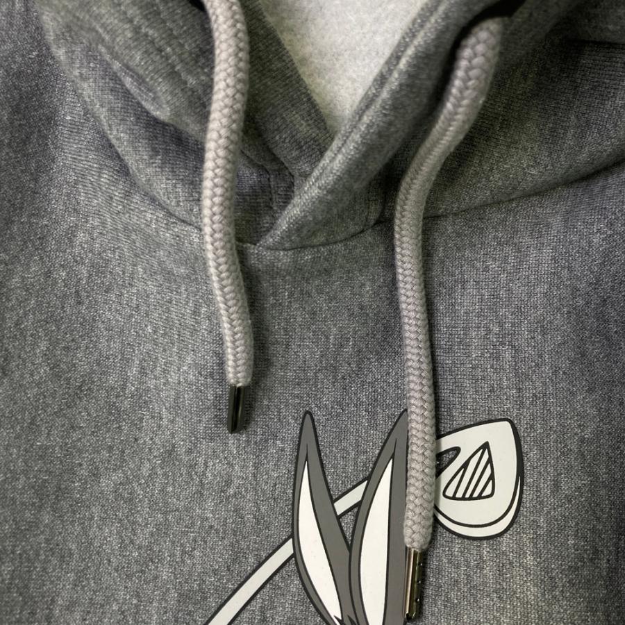 MASTER BUNNY EDITION マスターバニーエディション ×Bugs Bunny 裏起毛 長袖パーカー  グレー系 1 ゴルフウェア レディースの画像