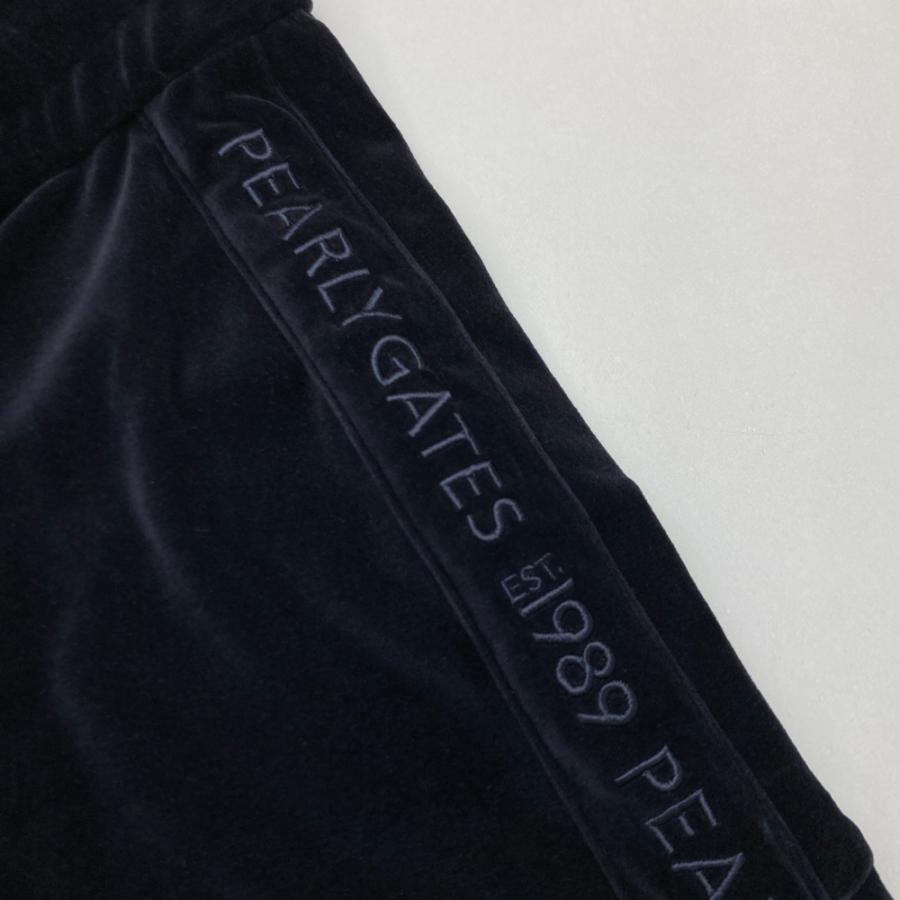 PEARLY GATES パーリーゲイツ  ベロア スカート  ネイビー系 2 ゴルフウェア レディースの画像