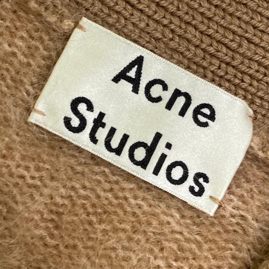 ACNE studios アクネストゥディオズ A60038 カーディガン RIVES MOHAIR モヘアブレンド  ブラウン系 XS レディースの画像