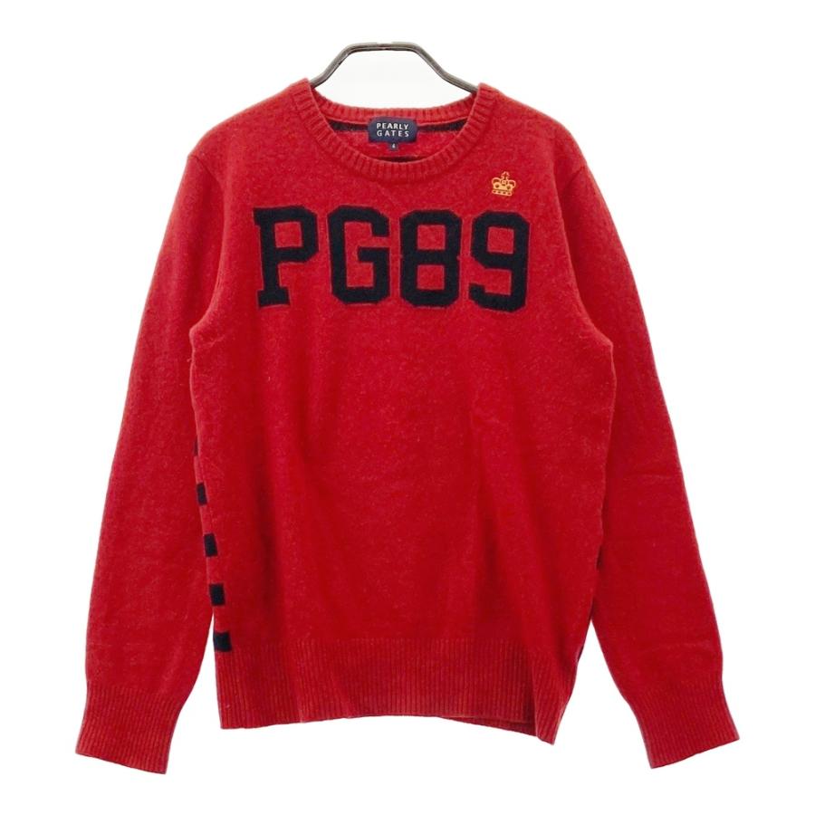 PEARLY GATES パーリーゲイツ カシミヤ混 ウール ニット セーター 