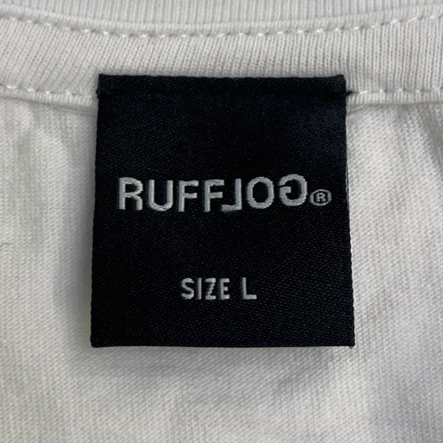 RUFFLOG ラフロッグ ×PabstBlueRibbon ×Cph/Golf 長袖Tシャツ ホワイト