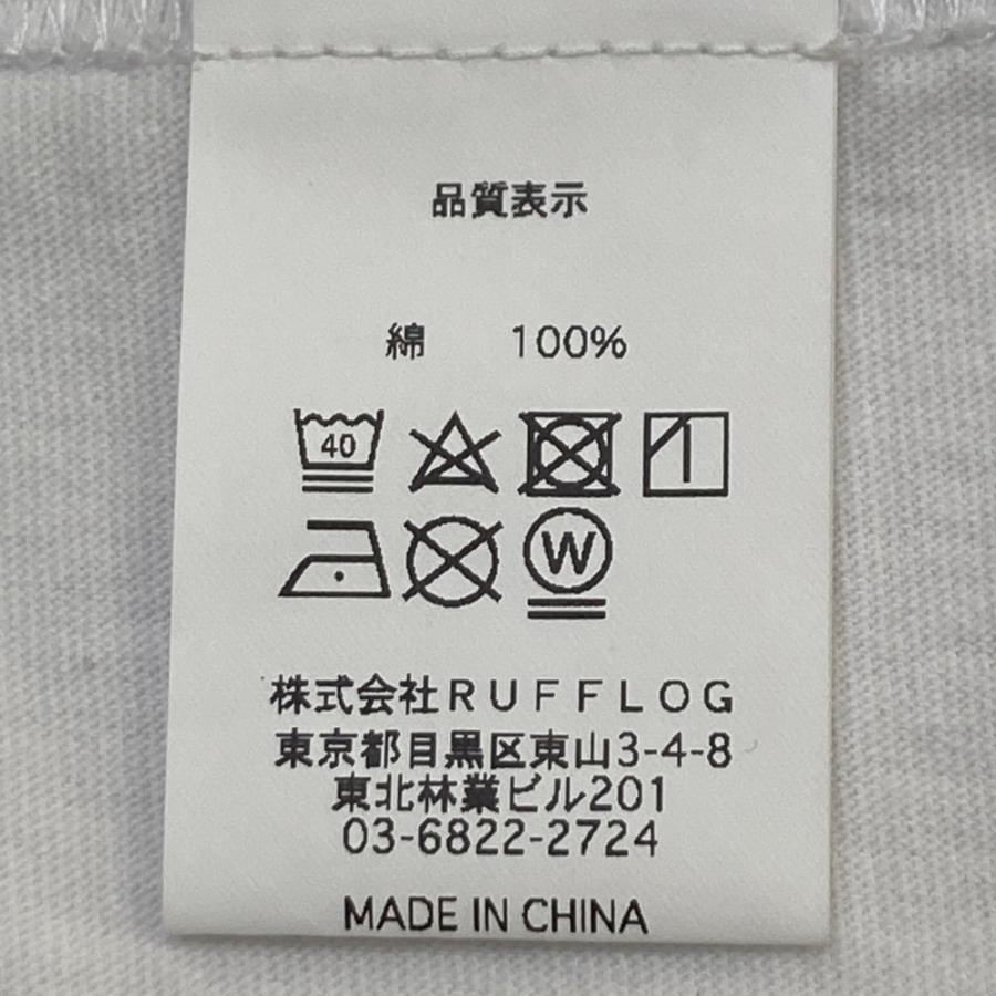 RUFFLOG ラフロッグ ×PabstBlueRibbon ×Cph/Golf 長袖Tシャツ ホワイト