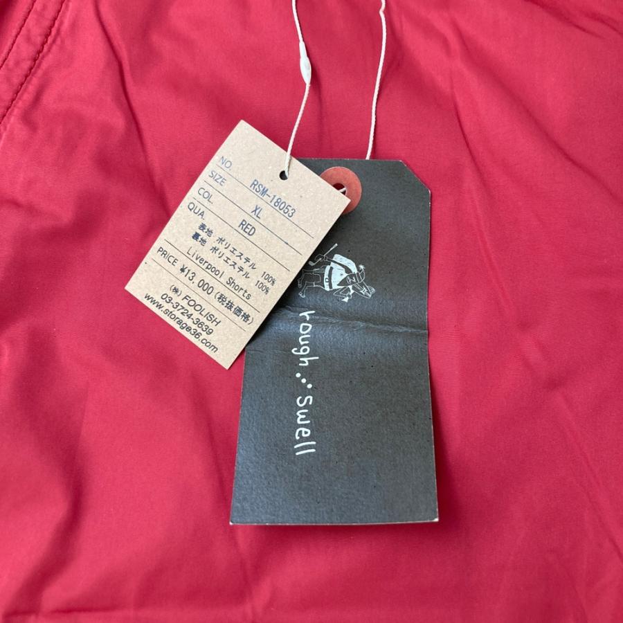 新品】ROUGH&SWELL ラフアンドスウェル ハーフパンツ レッド系 XL