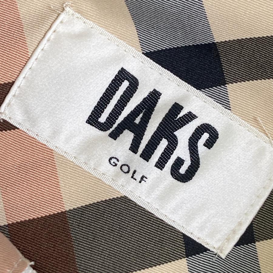 【新品】DAKS GOLF　ダックス ゴルフ  フード付きジップベスト  ベージュ系 LL ゴルフウェア メンズ_4