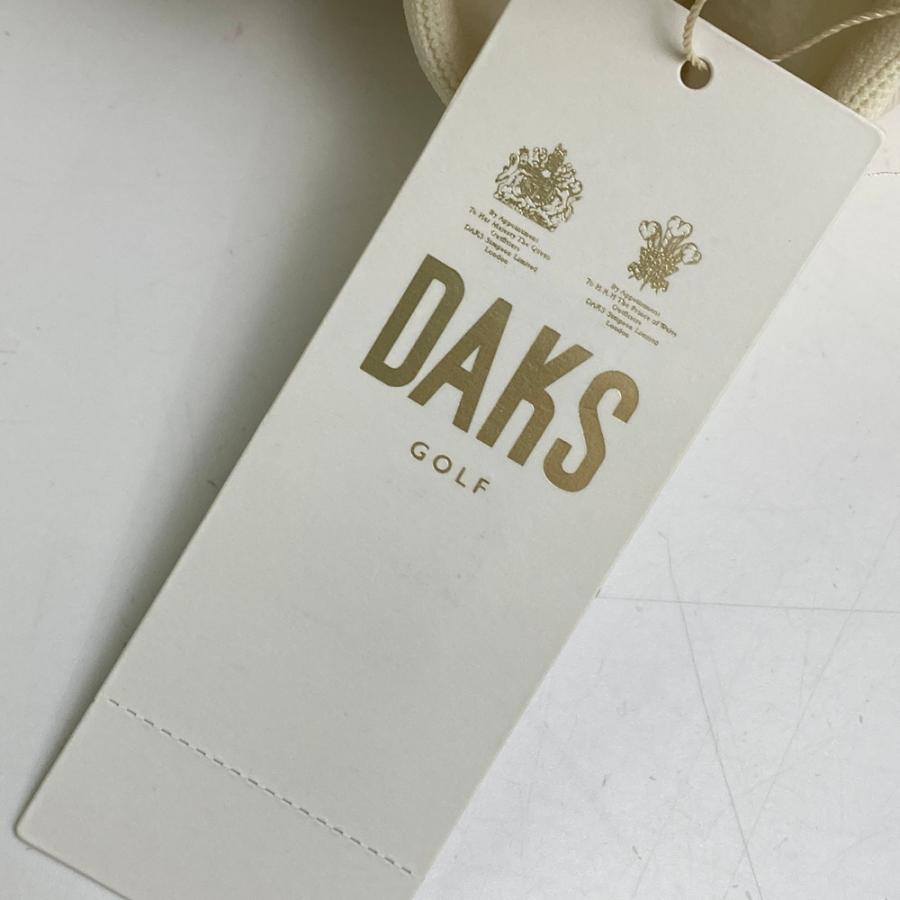 【新品】DAKS GOLF　ダックス ゴルフ  フード付きジップベスト  ベージュ系 LL ゴルフウェア メンズ_6