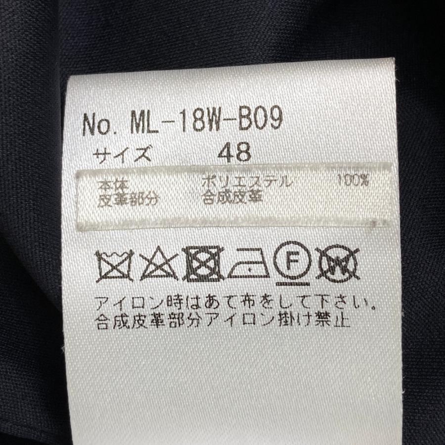 MARK&LONA マークアンドロナ 木村拓哉着用モデル 裏地付 ウール ニット ジップジャケット ロゴ×総柄 レッド系 48 ゴルフウェア メンズ_5