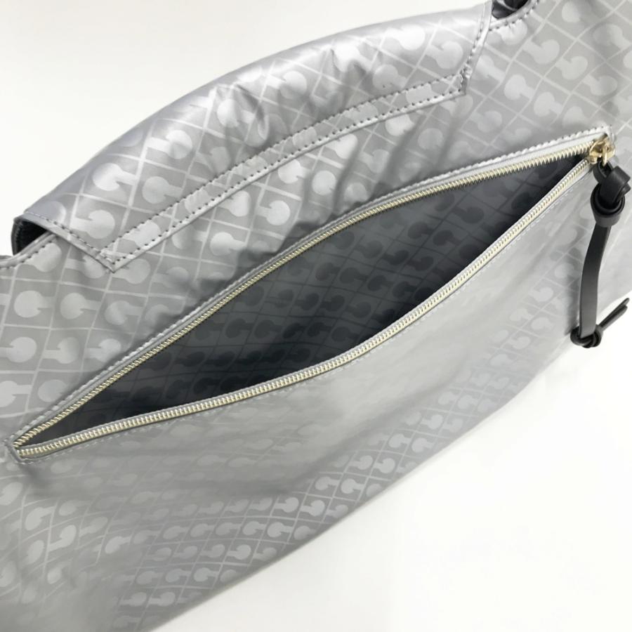 GHERARDINI ゲラルディーニ　ショルダーバック　総柄　シルバー系 GHERARDINI ゲラルディーニ ワンショルダーバッグ 総柄 シルバー系