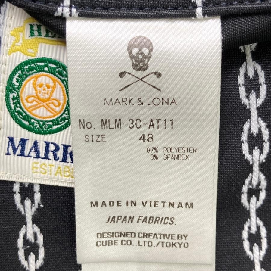 MARK&LONA（マークアンドロナ） ; ストレッチパンツ チェーン柄