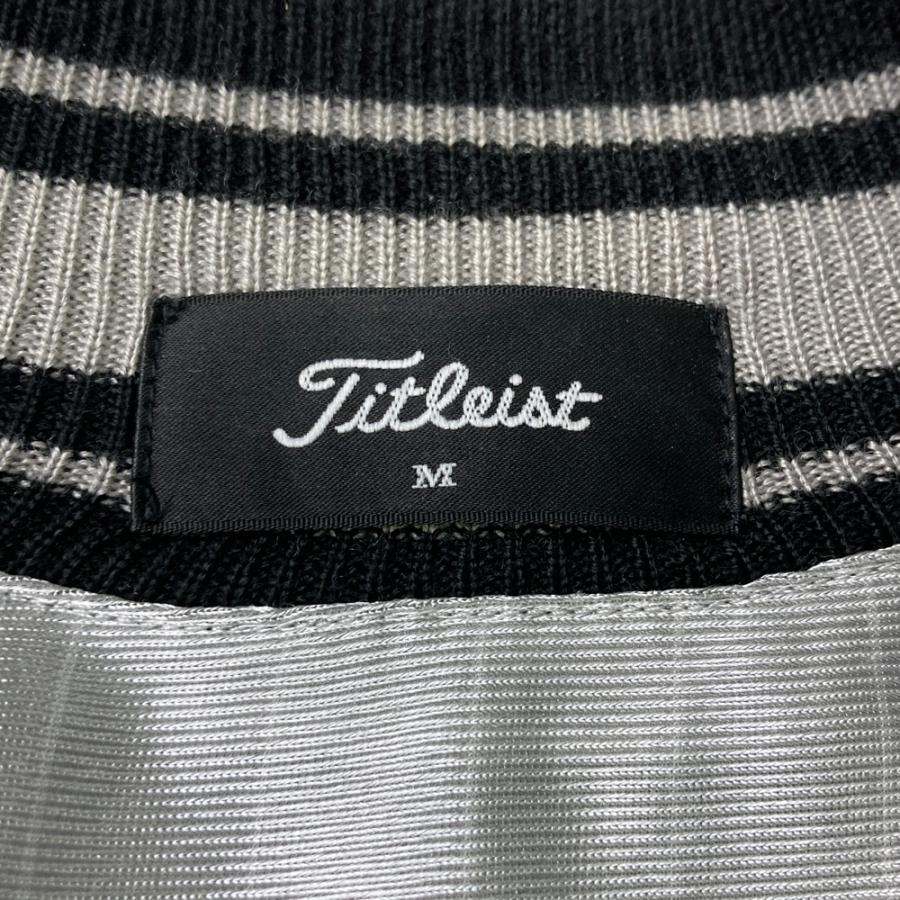 タイトリスト ニット切り替え ジャケット 黒 L TITLEIST タイトリスト 蓄熱 ニット切替 ジャケット ブラック系 M