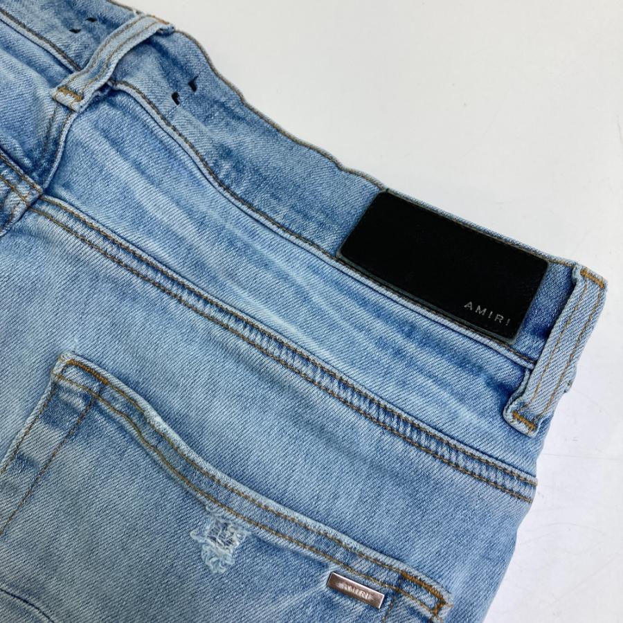 AMIRI アミリ M069 ダメージ デニムパンツ ブルー系 33 メンズ