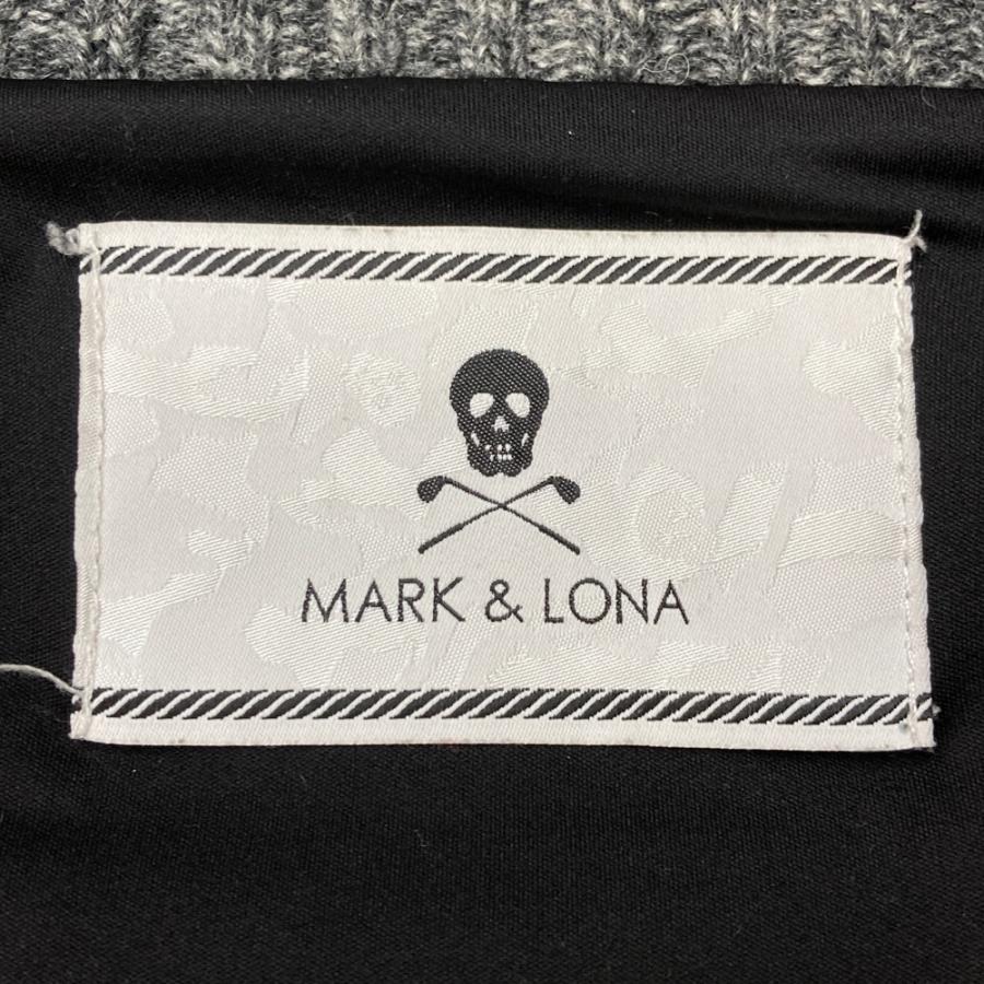 MARK&LONA マークアンドロナ 裏地付 ウール ニットジャケット グレー系