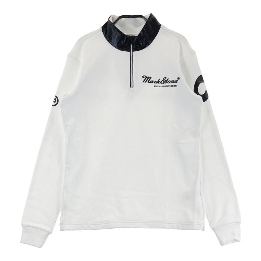 MARK&LONA マークアンドロナ 裏起毛 ハーフジップ 長袖Tシャツ