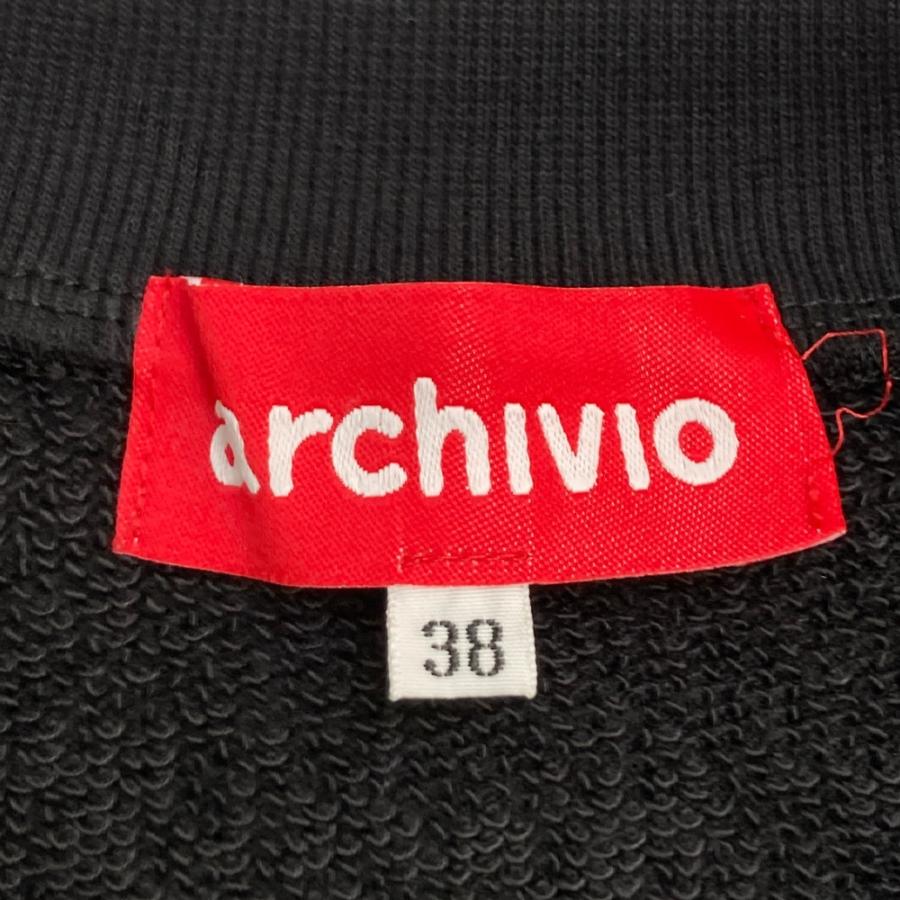 archivio（アルチビオ） スウェットトレーナー スタッズ ブラック系 38