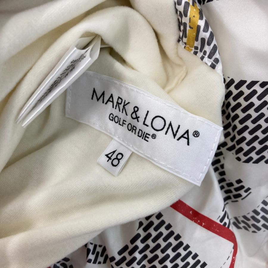 MARK&LONA マークアンドロナ 2WAYリバーシブルダウンジャケット 総柄
