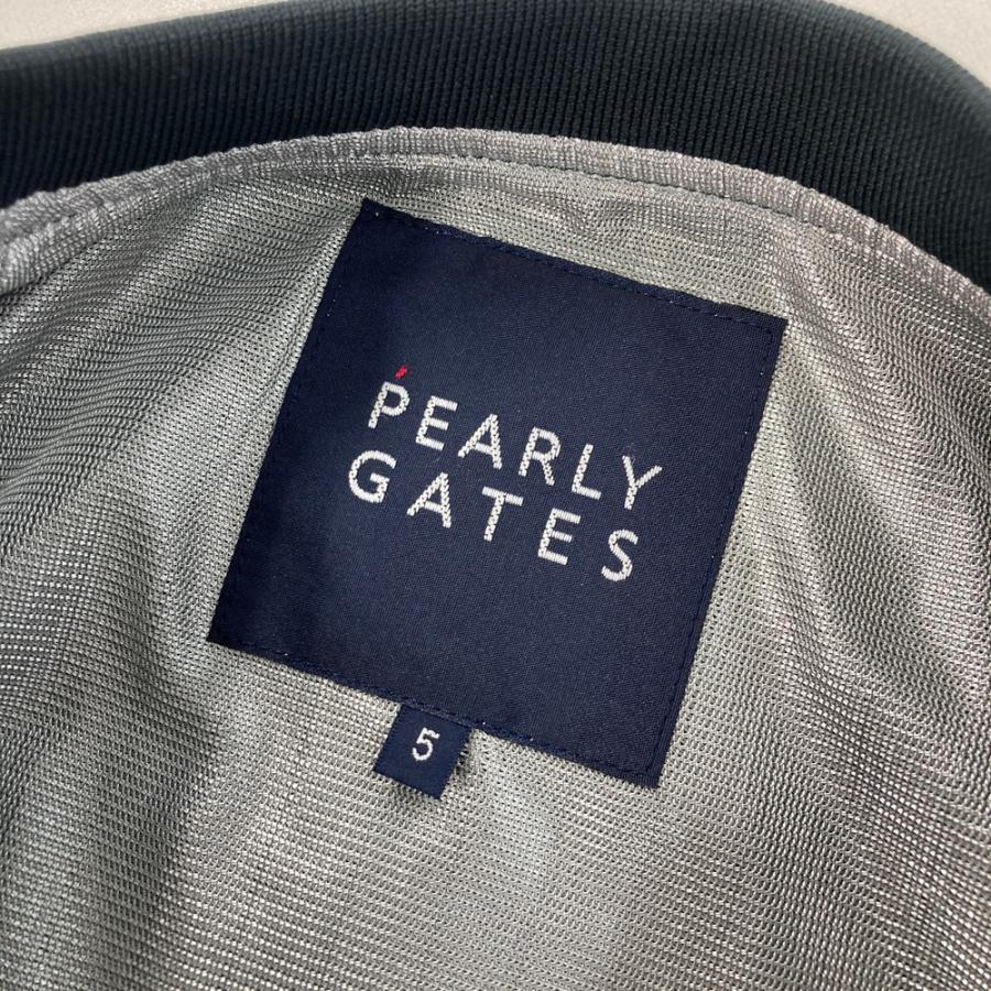 サイズ：5 PEARLY GATES パーリーゲイツ  蓄熱 スニードジャック 長袖ブルゾン 総柄 グリーン系 [240101631566] ゴルフウェア メンズ ストスト PEARLY GATES パーリーゲイツ 蓄熱 スニードジャック 長袖ブルゾン 総