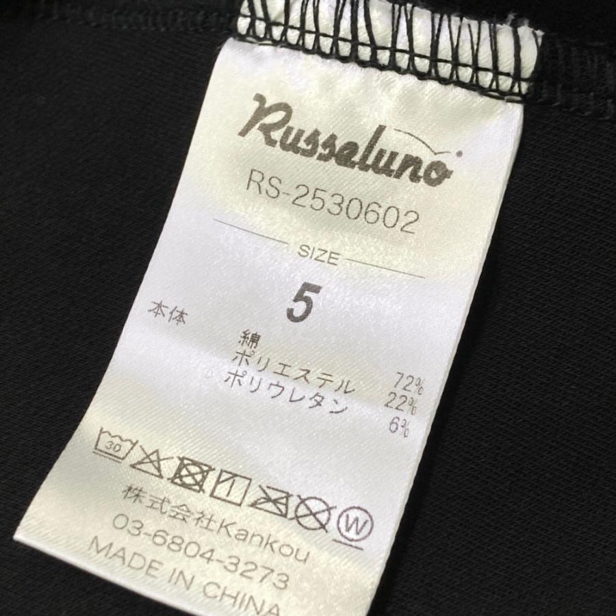 RUSSELUNO ラッセルノ 長袖Tシャツ ルチャ ブラック系 5 ゴルフウェア