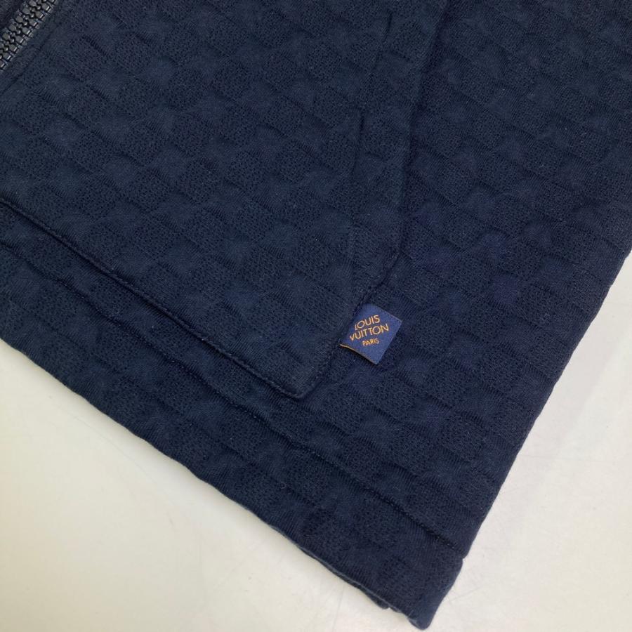 LOUIS VUITTON ルイ ヴィトン HJY05W ジップパーカー ダミエ ネイビー