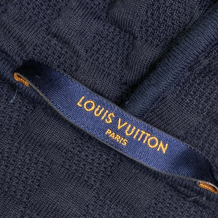 LOUIS VUITTON ルイ ヴィトン HJY05W ジップパーカー ダミエ ネイビー