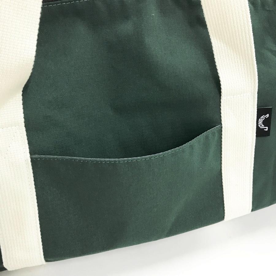 JONES ジョーンズ 2way ボストンバッグ カーキ系 ゴルフウェア