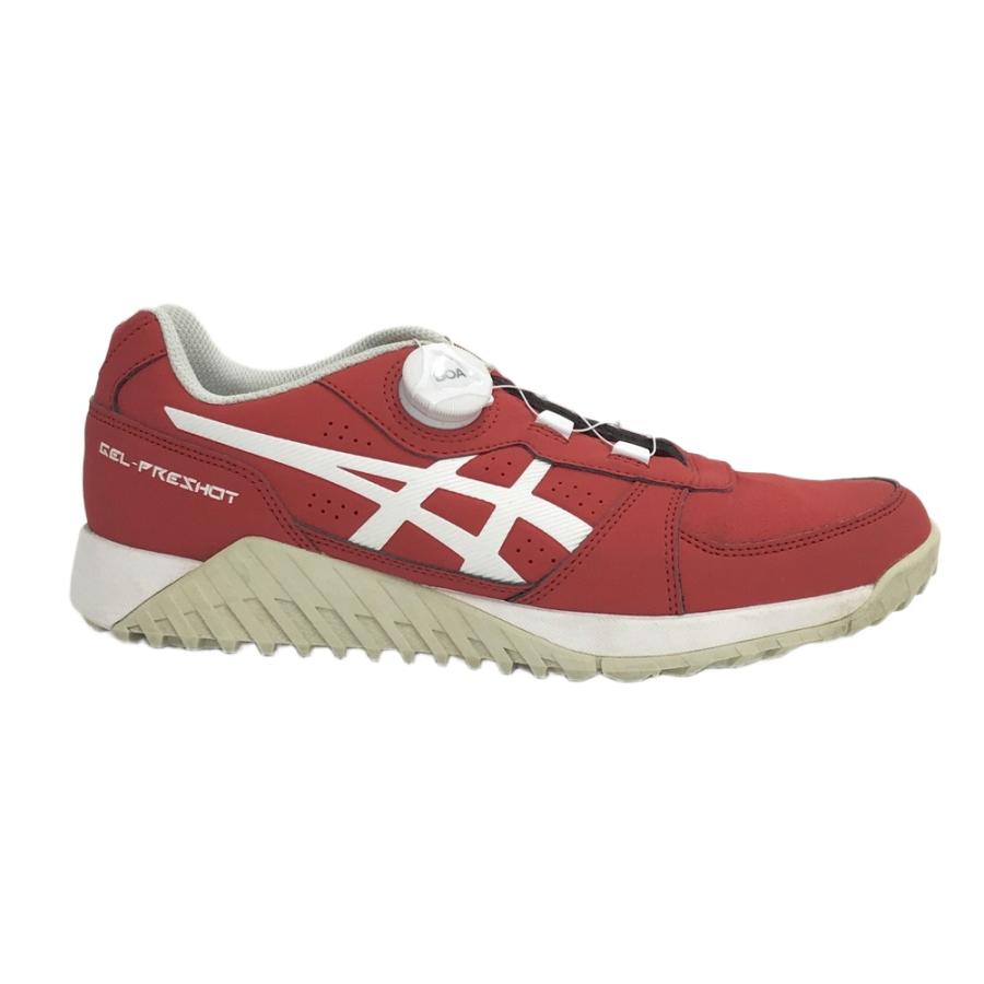 asics アシックス 1113A003 GEL-PRESHOT BOA ゴルフシューズ レッド系