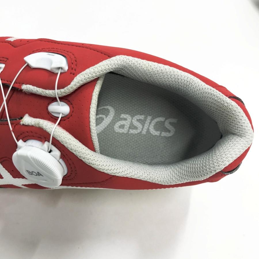asics アシックス 1113A003 GEL-PRESHOT BOA ゴルフシューズ レッド系