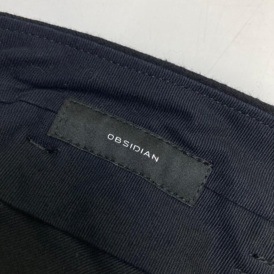 OBSIDIAN オブシディアン ストレッチパンツ ブラック系 M ゴルフウェア