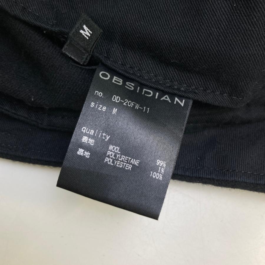 OBSIDIAN オブシディアン ストレッチパンツ ブラック系 M ゴルフウェア