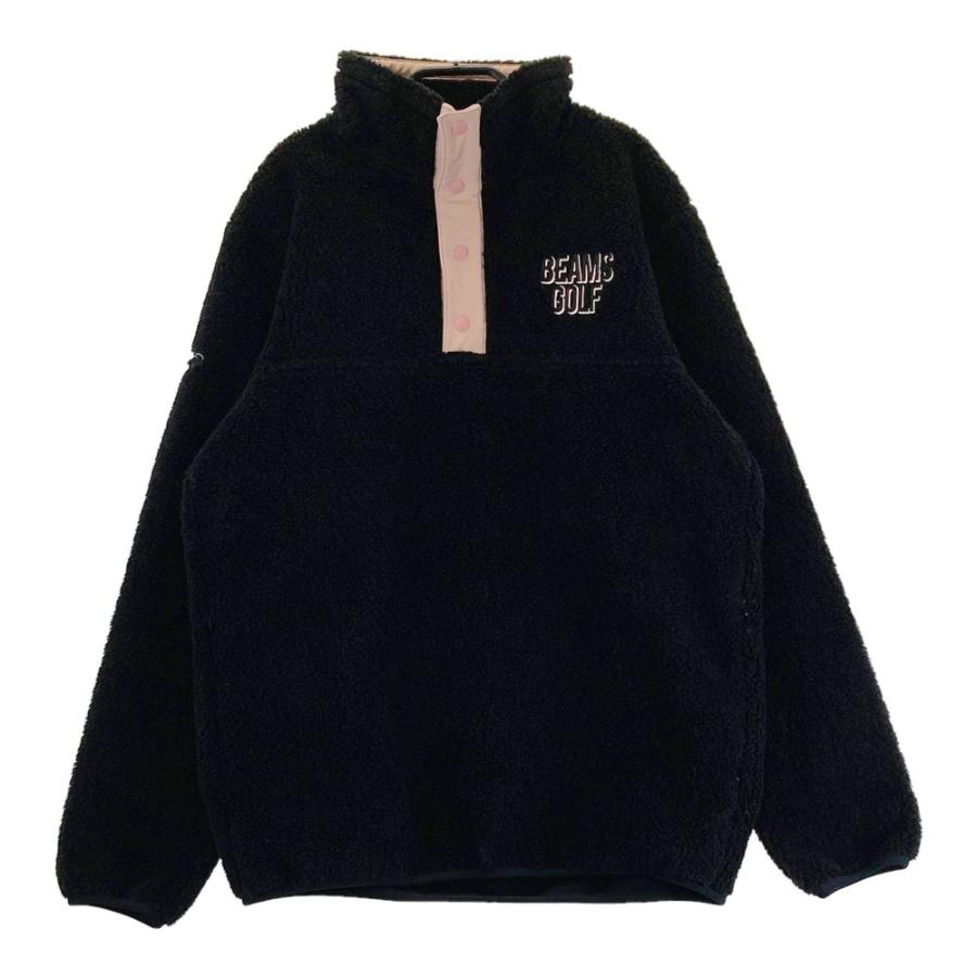 BEAMS GOLFブルゾン　ほぼ未使用美品！！！ 新品】BEAMS GOLF ビームスゴルフ ボアブルゾン ブラック系 M ゴルフ