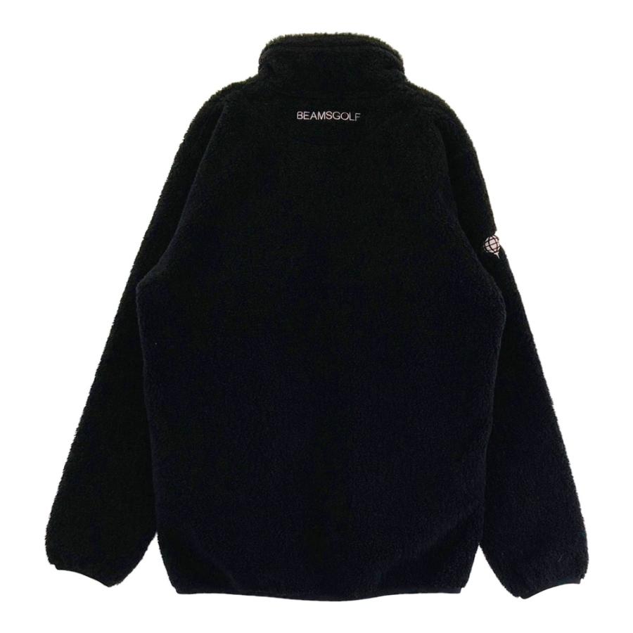 BEAMS GOLFブルゾン　ほぼ未使用美品！！！ 新品】BEAMS GOLF ビームスゴルフ ボアブルゾン ブラック系 M ゴルフ