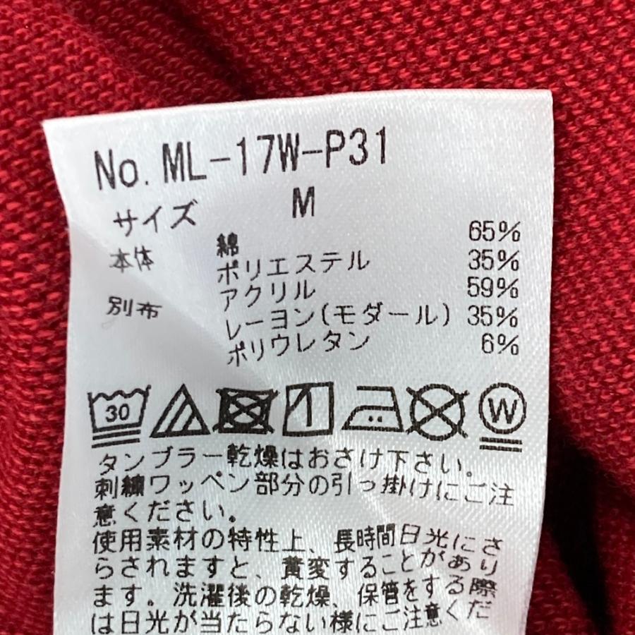 MARK\u0026LONA マークアンドロナ  長袖ポロシャツ  レッド系 M ゴルフウェア メンズの画像
