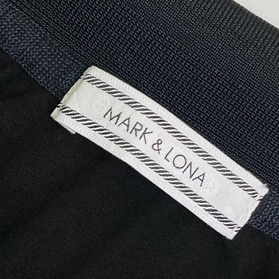MARK\u0026LONA マークアンドロナ  長袖ポロシャツ  ブラック系 M ゴルフウェア メンズの画像