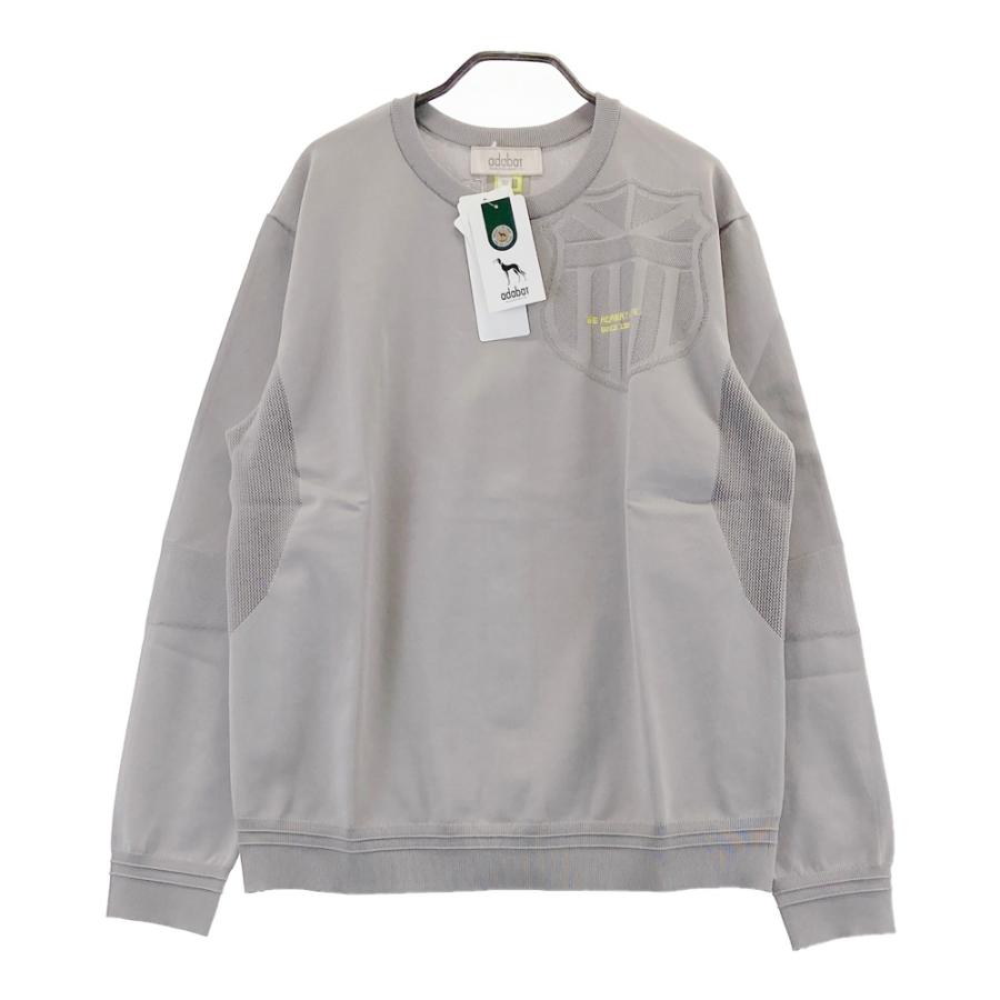 新品】ADABAT アダバット ニットセーター グレー系 50 ゴルフ