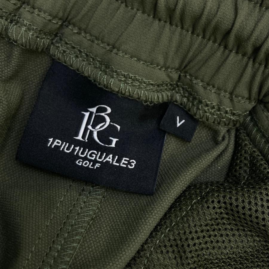 美品】1PIU1UGUALE3 GOLF ナイロン ストレッチロングパンツ カーキ系 5 