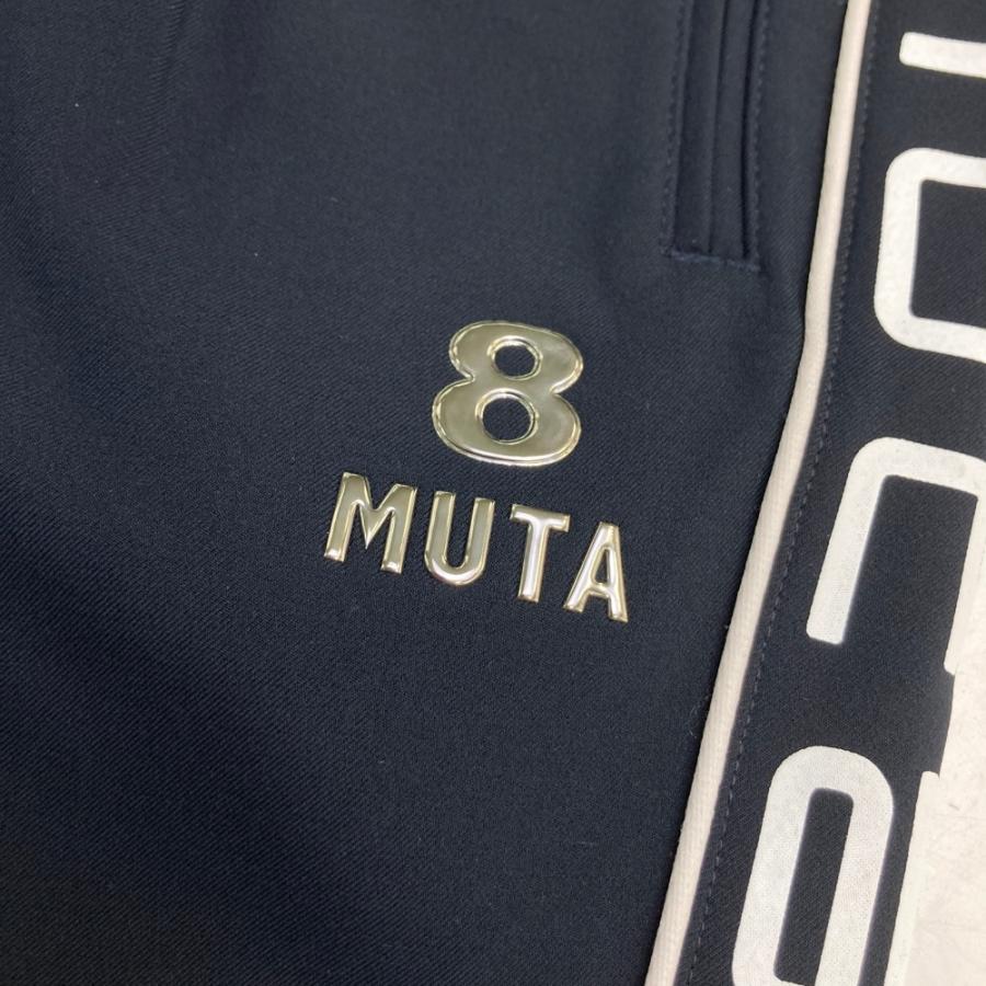 美品】MUTA MARINE ムータマリン サイドロゴ ストレッチロングパンツ