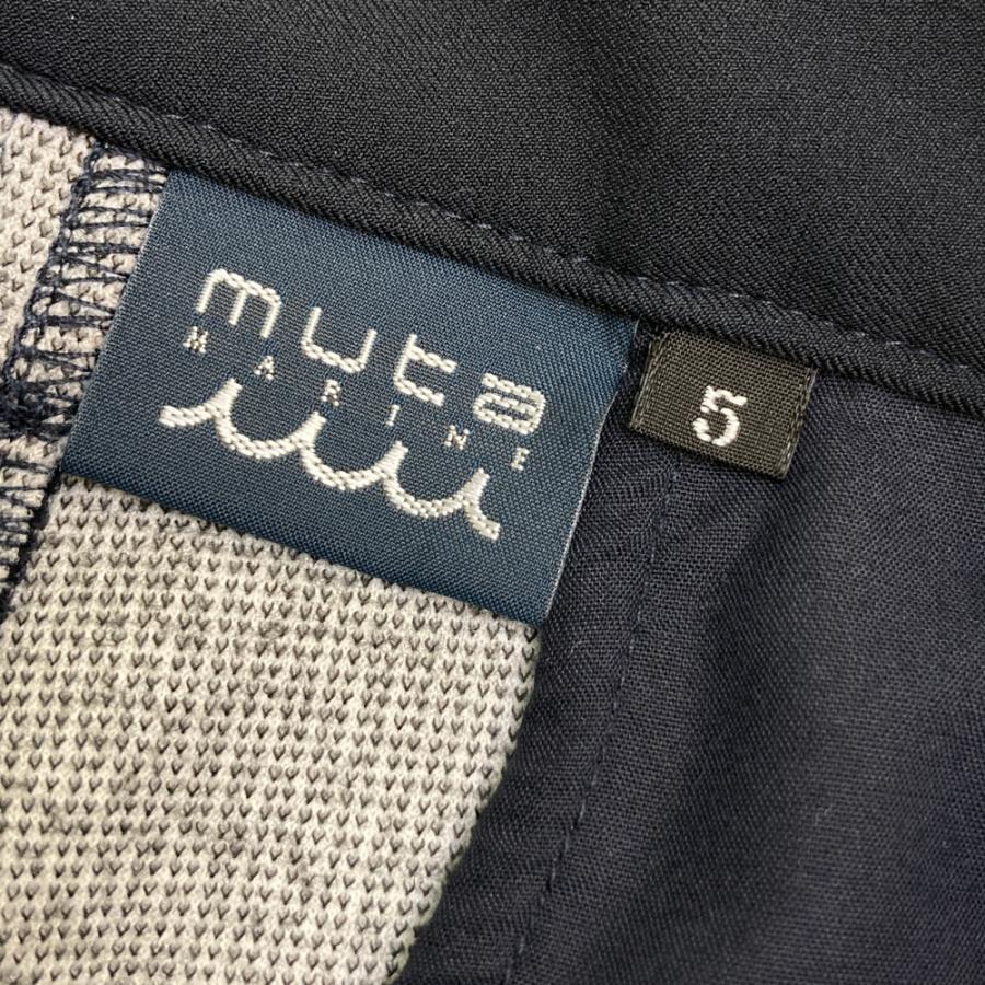 美品】MUTA MARINE ムータマリン サイドロゴ ストレッチロングパンツ