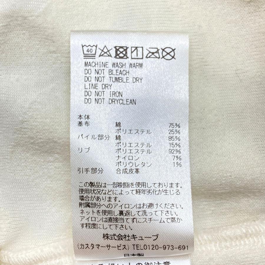 MARK&LONA マークアンドロナ 2024年モデル パイル ジップパーカー 総柄 ホワイト系 48 ゴルフウェア メンズ_8