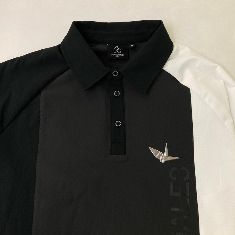 1PIU1UGUALE3 GOLF 【美品】1PIU1UGUALE3 GRT191 長袖ポロシャツ