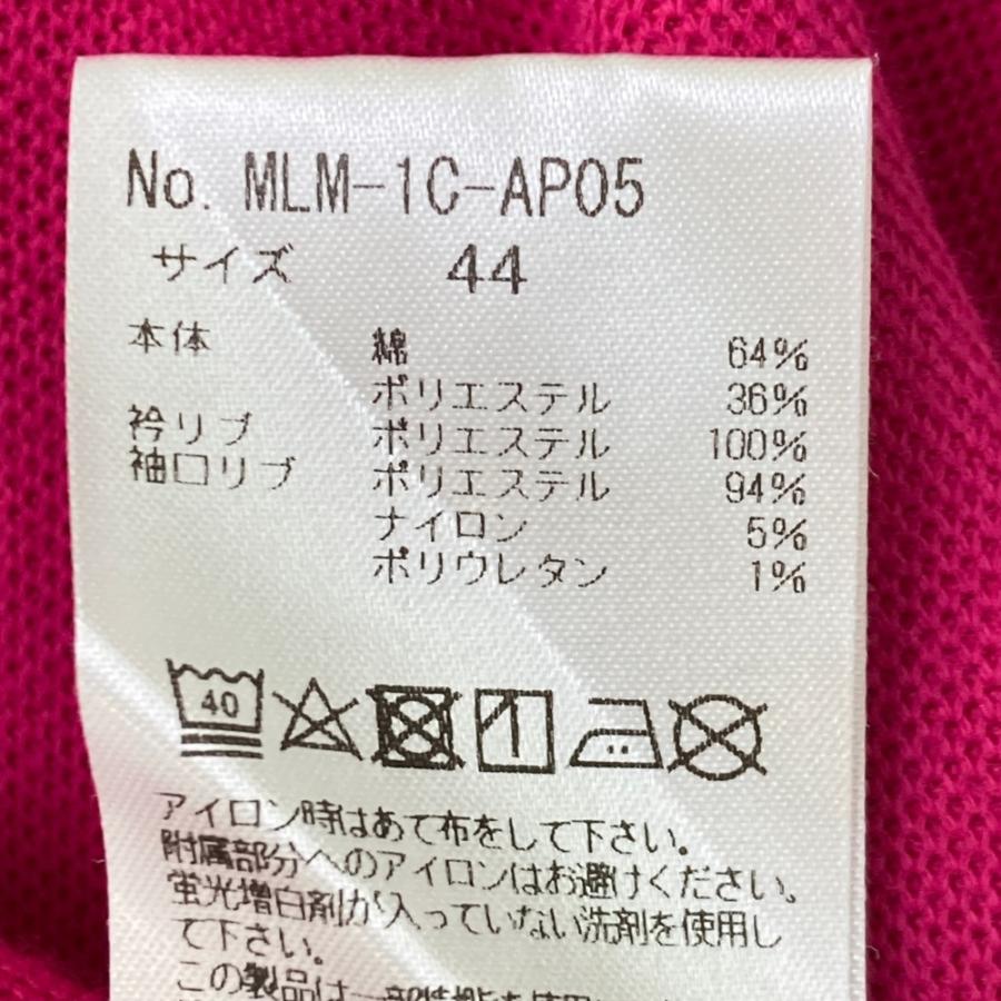 MARK\u0026LONA マークアンドロナ  半袖ポロシャツ  ピンク系 44 ゴルフウェア メンズの画像