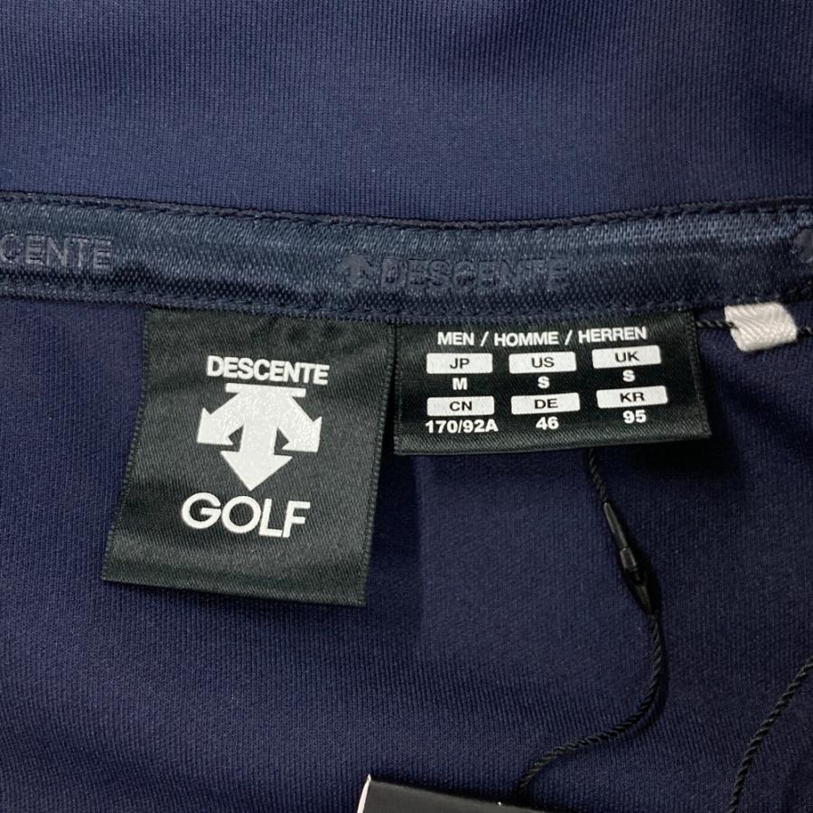 新品】DESCENTE GOLF デサントゴルフ ジップジャケット ネイビー系 M