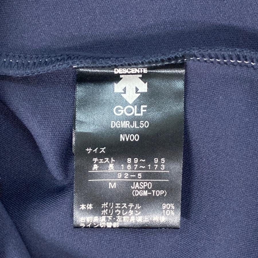 新品】DESCENTE GOLF デサントゴルフ ジップジャケット ネイビー系 M