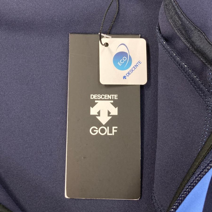 新品】DESCENTE GOLF デサントゴルフ ジップジャケット ネイビー系 M