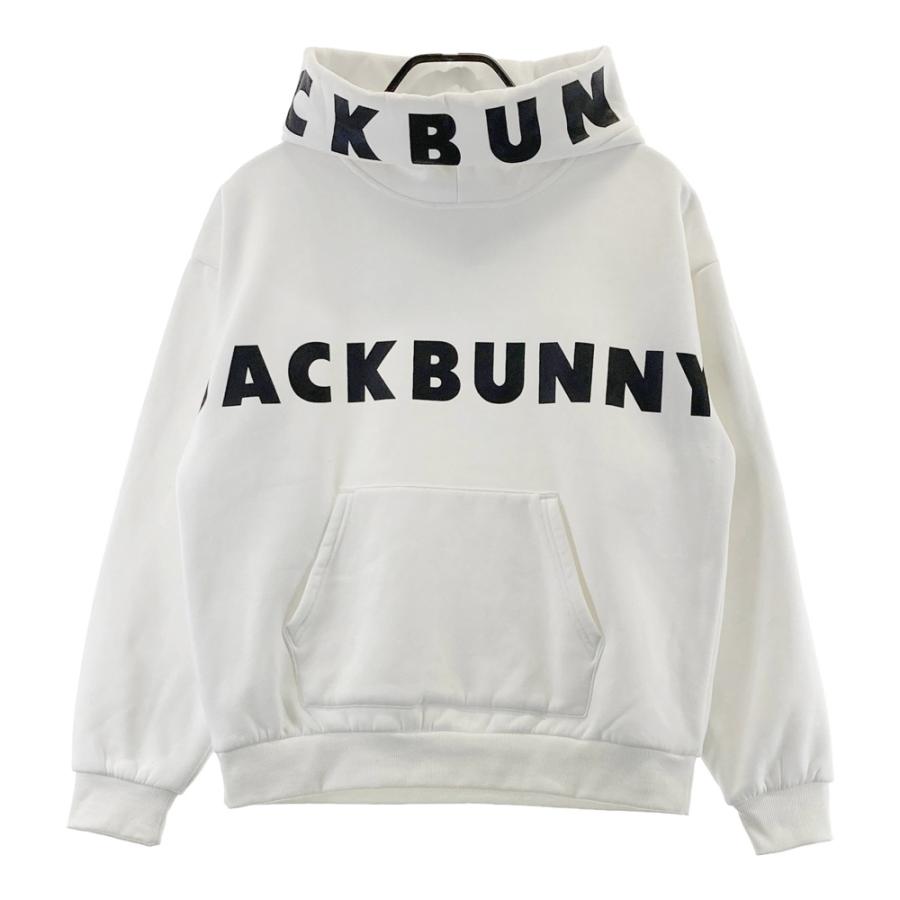 JACK BUNNY ジャックバニー 裏フリース スウェットパーカー ホワイト系