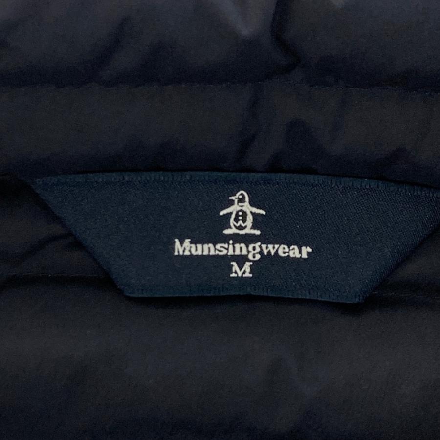 MUNSING WEAR マンシングウェア 2024年モデル ; ジップ 長袖ダウン