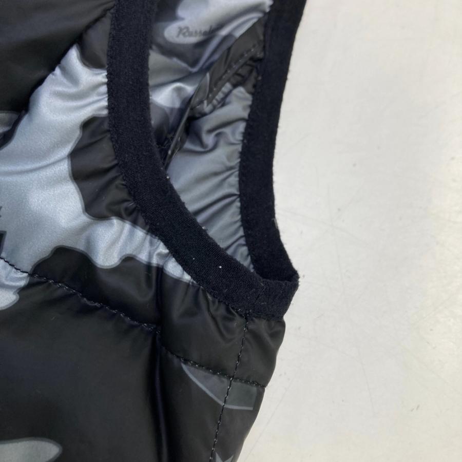 RUSSELUNO ラッセルノ ジップ ダウンベスト ルチャ カモフラ柄 グレー