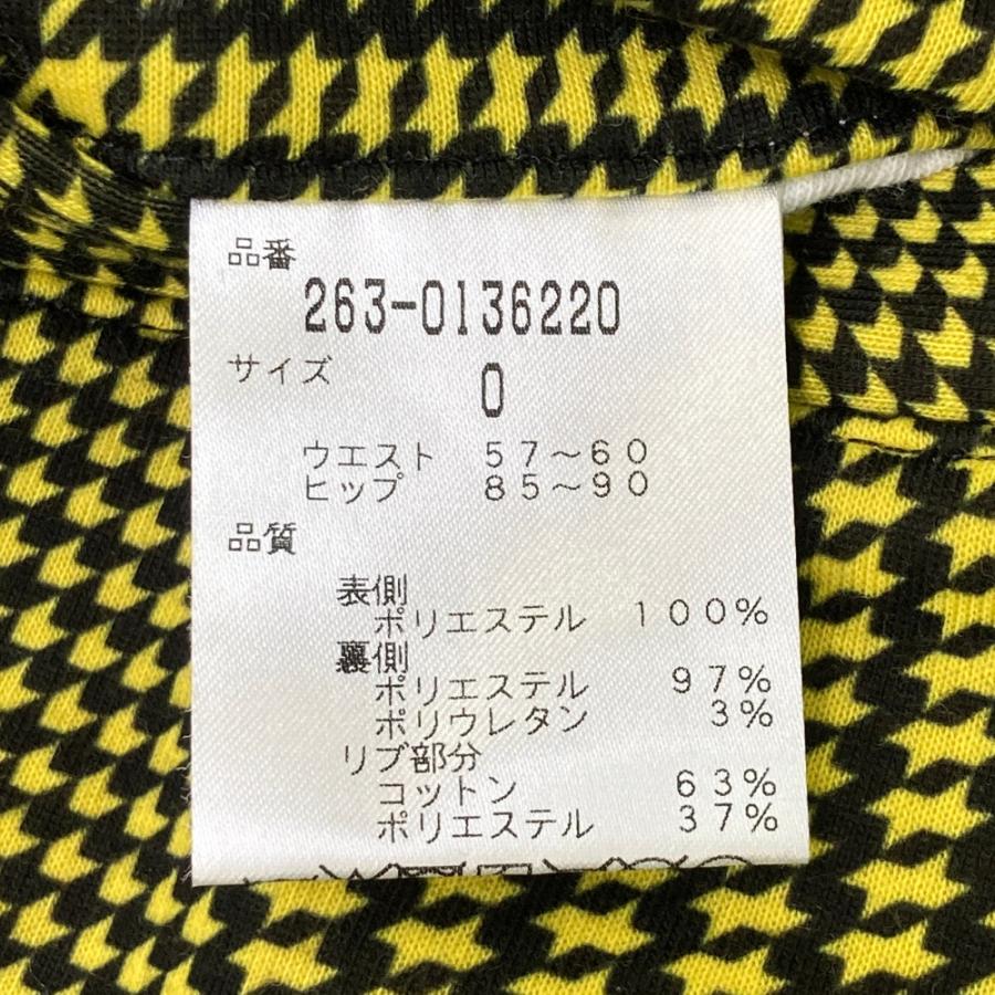JACK BUNNY ジャックバニー テーパードパンツ 総柄 イエロー系 0